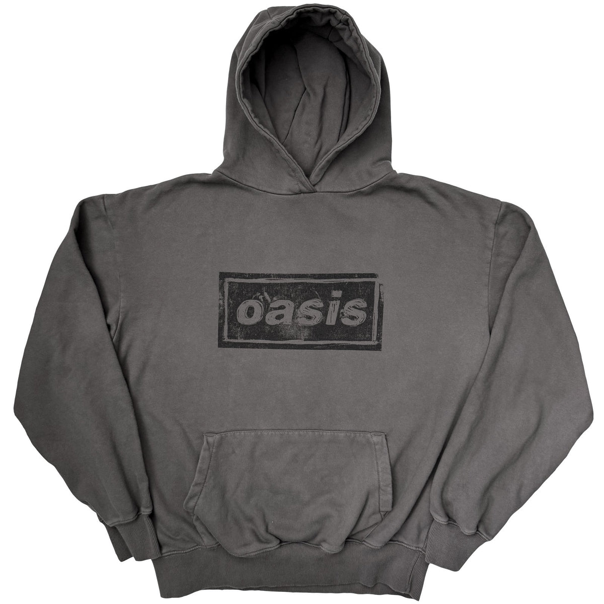 OASIS - LINO LOGO - Pullover Hoodie Grey