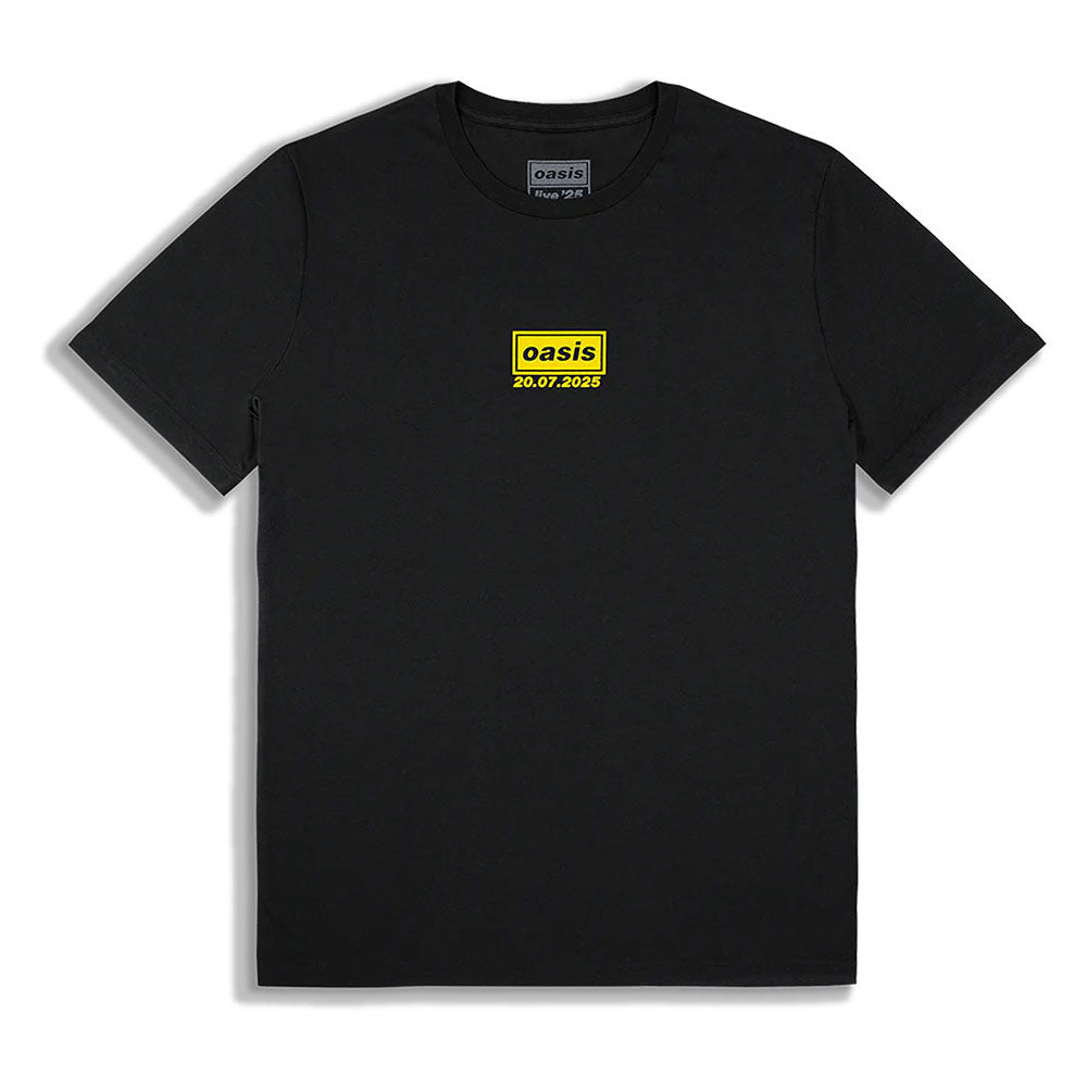 OASIS - MANCHESTER 20 JULY EVENT - T-Shirt Black