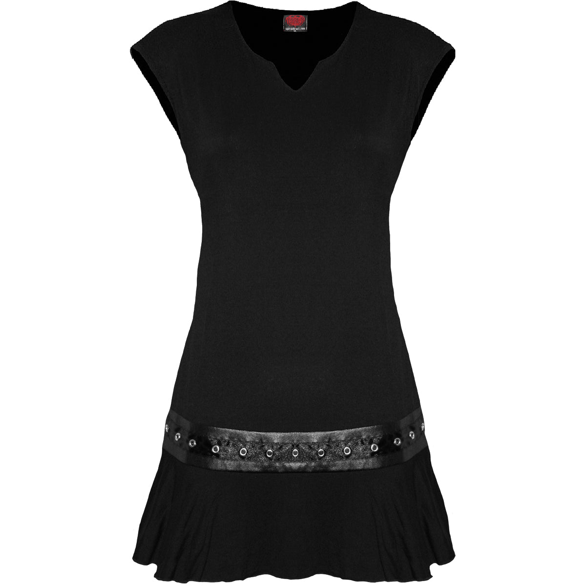 GOTHIC ROCK - Mini Vestido de Tachuelas Negro