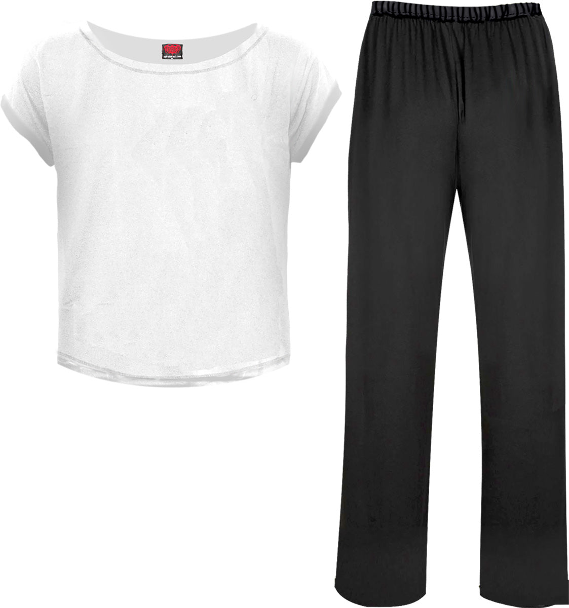 URBAN FASHION - Conjunto de pijama gótico 4 piezas