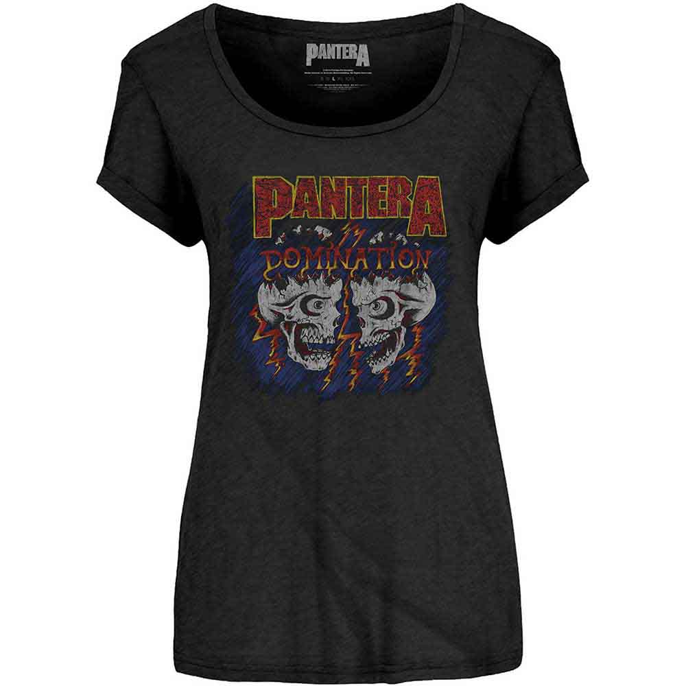 PANTERA - DOMINATION - Ladies T-Shirt Black