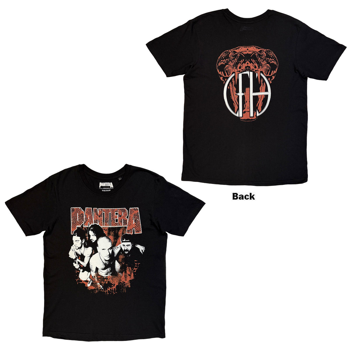 PANTERA - COWBOYS FROM HELL SNAKE - T-Shirt Black