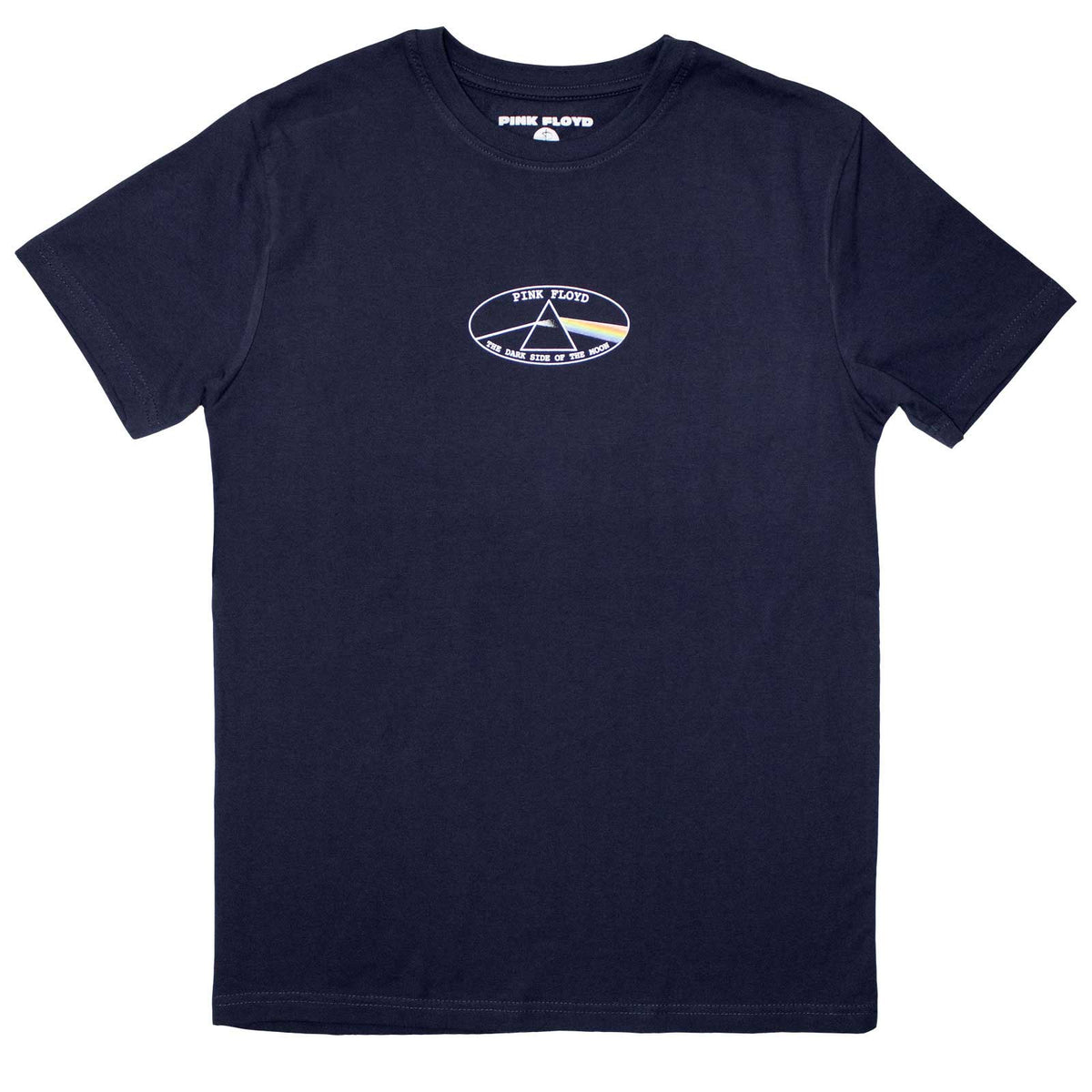 PINK FLOYD - MINI DARK SIDE OF THE MOON OVAL - T-Shirt Blue