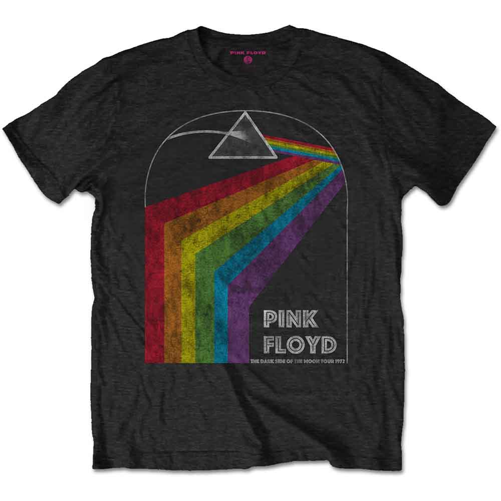 PINK FLOYD - DARK SIDE OF THE MOON 1972 TOUR - T-Shirt Black