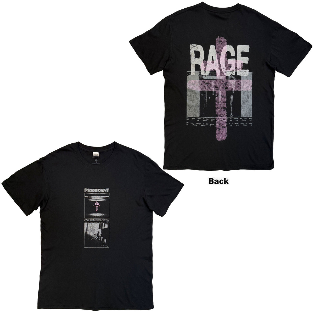 PRESIDENT - RAGE - T-Shirt Black