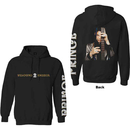 PRINCE - WELCOME 2 AMERICA - Pullover Hoodie Black