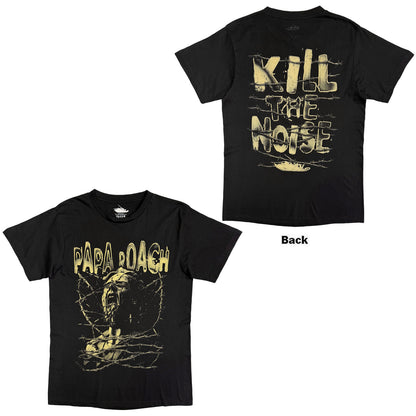 PAPA ROACH - KILL THE NOISE - T-Shirt Black
