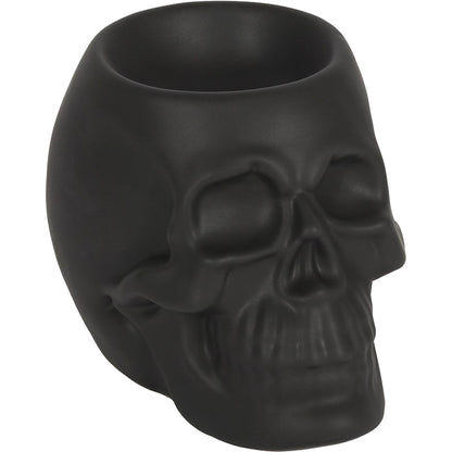 BLACK SKULL OIL BURNER - Skull Oil Burner