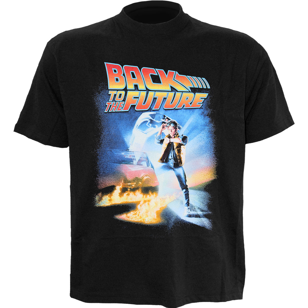 BACK TO THE FUTURE - POSTER - Front Print T-Shirt Black