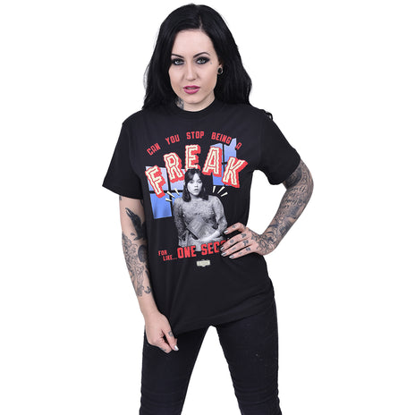 BEETLEJUICE 2 - FREAK - Front Print T-Shirt Black