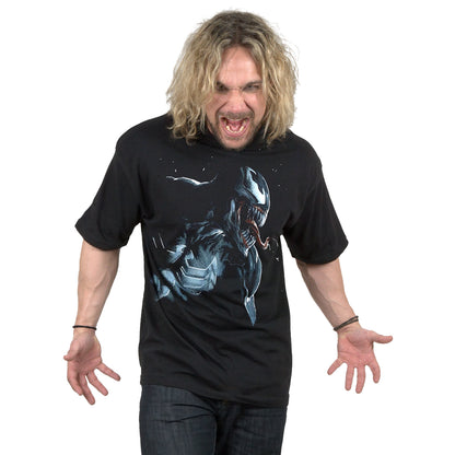 MARVEL COMICS - VENOM ART - Camiseta con estampado frontal Negro