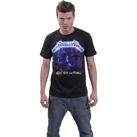 METALLICA - RIDE THE LIGHTENING TRACKS - Camiseta Negro
