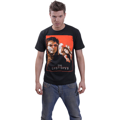 LOST BOYS - POSTER - Camiseta con estampado frontal Negro