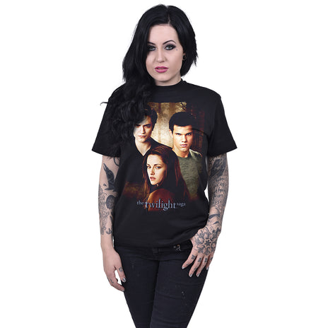 TWILIGHT - POSTER DEL TRIO - Camiseta con estampado frontal Negro
