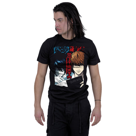 DEATH NOTE - PARANORMAL - Camiseta con estampado frontal Negro