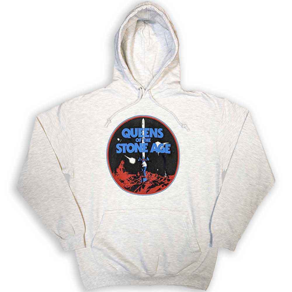 QUEENS OF THE STONE AGE - BRANCA SWORD - Pullover Hoodie Grey