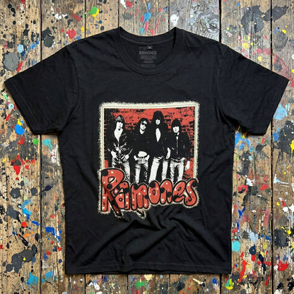 RAMONES - GRAFFITI - Carbon T-Shirt Black