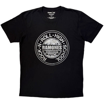 RAMONES - ROCK N' ROLL HIGH SCHOOL - Carbon T-Shirt Black