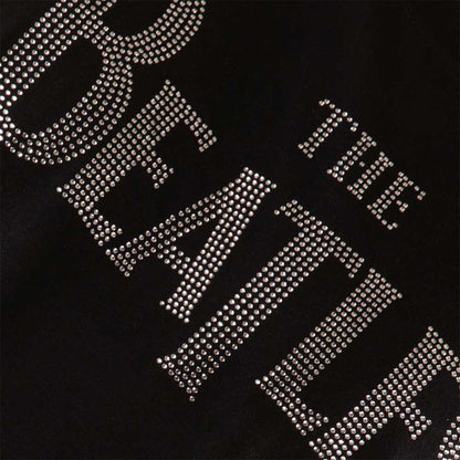 BEATLES, THE - DROP T CRYSTALS - Ladies T-Shirt Black (Embellished)
