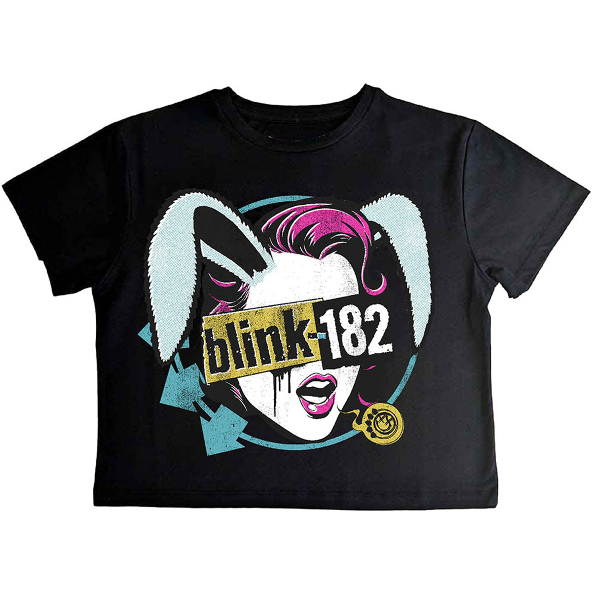 BLINK-182 - BLIND DATE - Crop Top Black