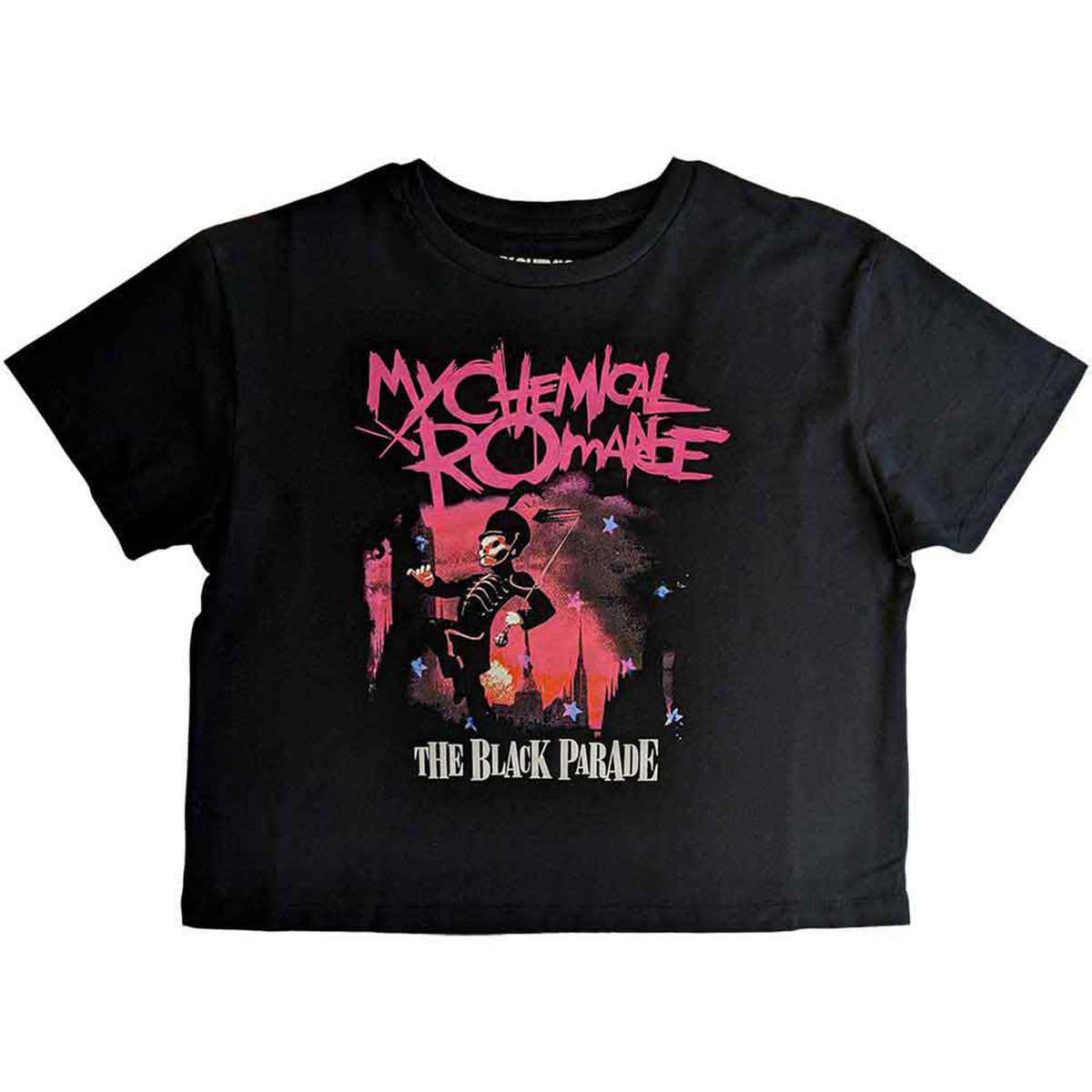 MY CHEMICAL ROMANCE - MARCH - Crop Top Black