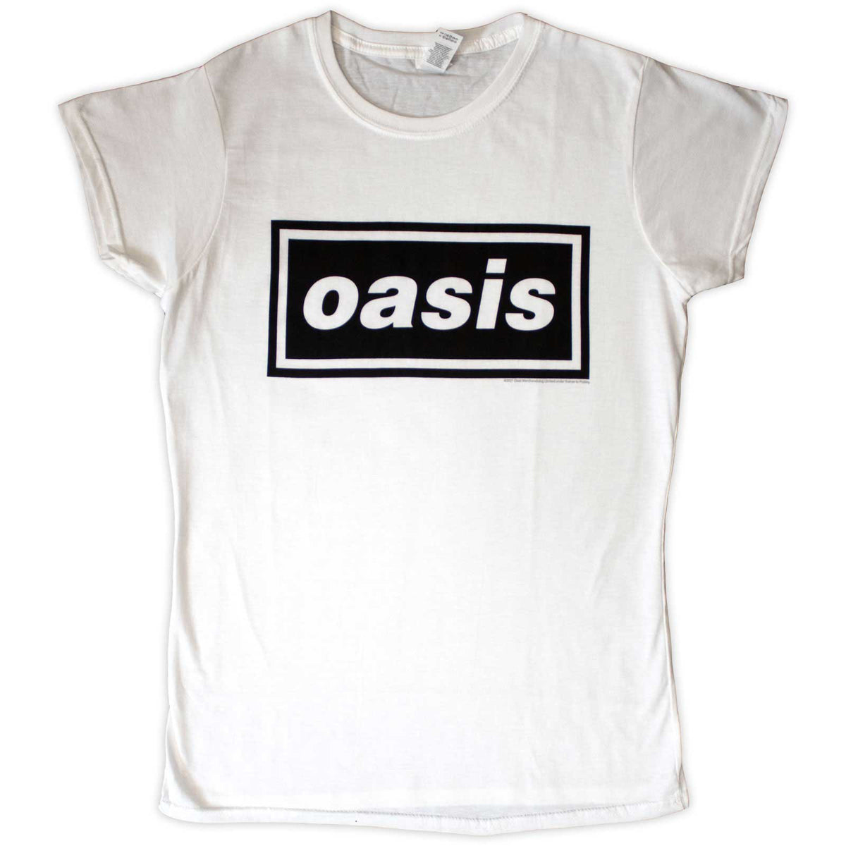 OASIS - DECCA LOGO - Ladies T-Shirt White