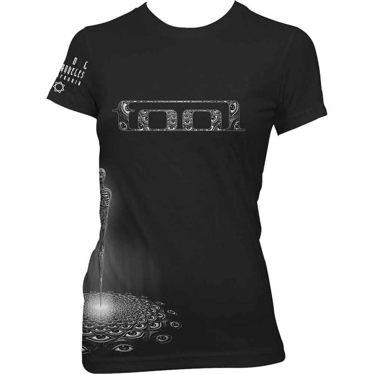 TOOL - SPECTRE BABY DOLL - Ladies T-Shirt Black (Sleeve Print)
