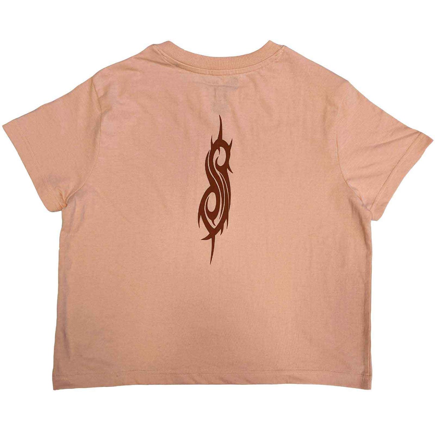 SLIPKNOT - THE END, SO FAR FACES GRID - Crop Top Pink (Back Print)
