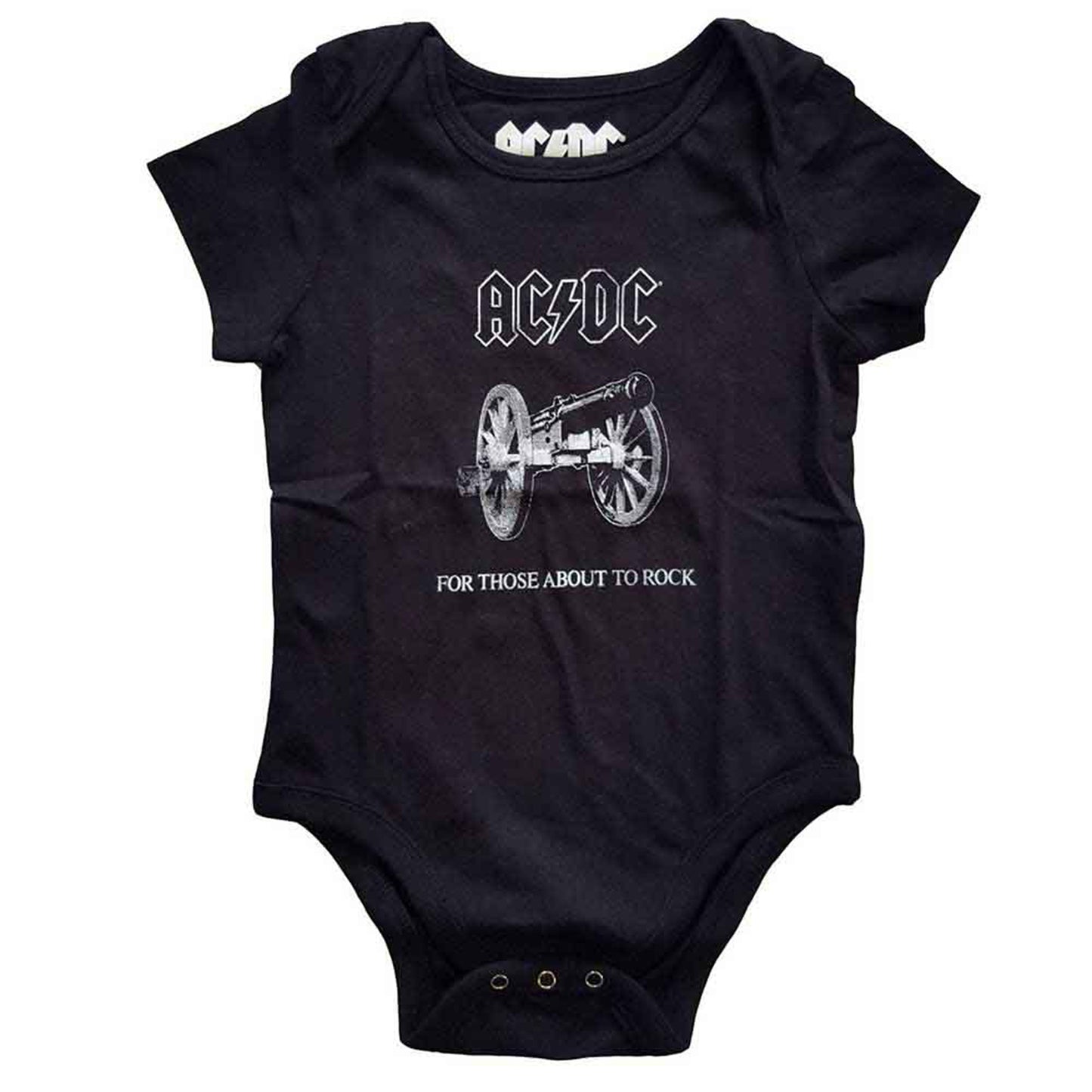 AC/DC - ABOUT TO ROCK - Baby Grow Black