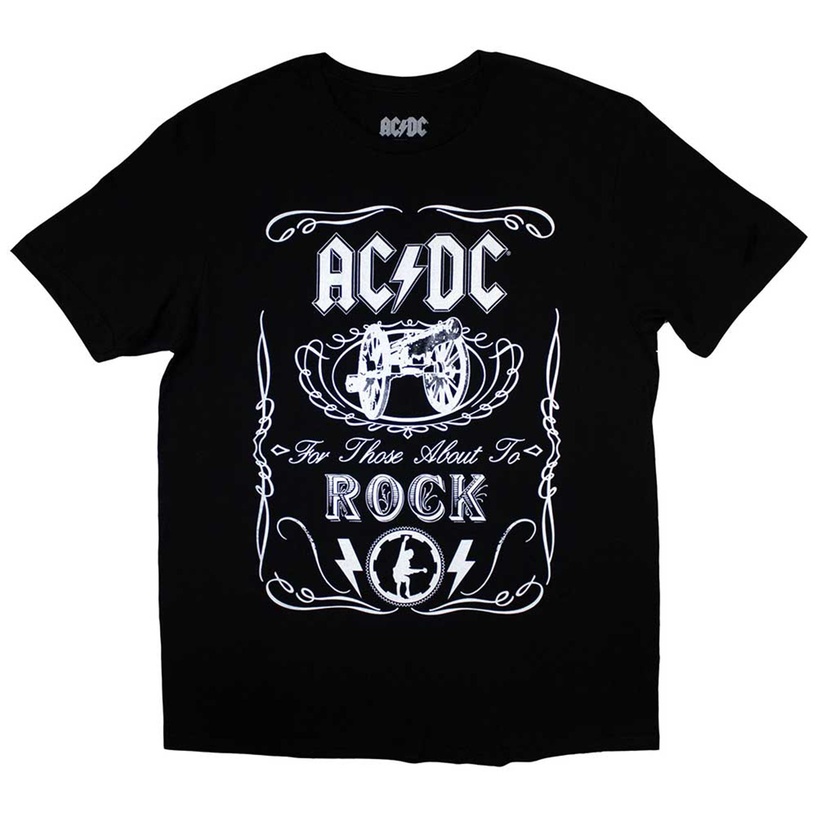 AC/DC - VINTAGE CANNON SWIG - Kids T-Shirt Black