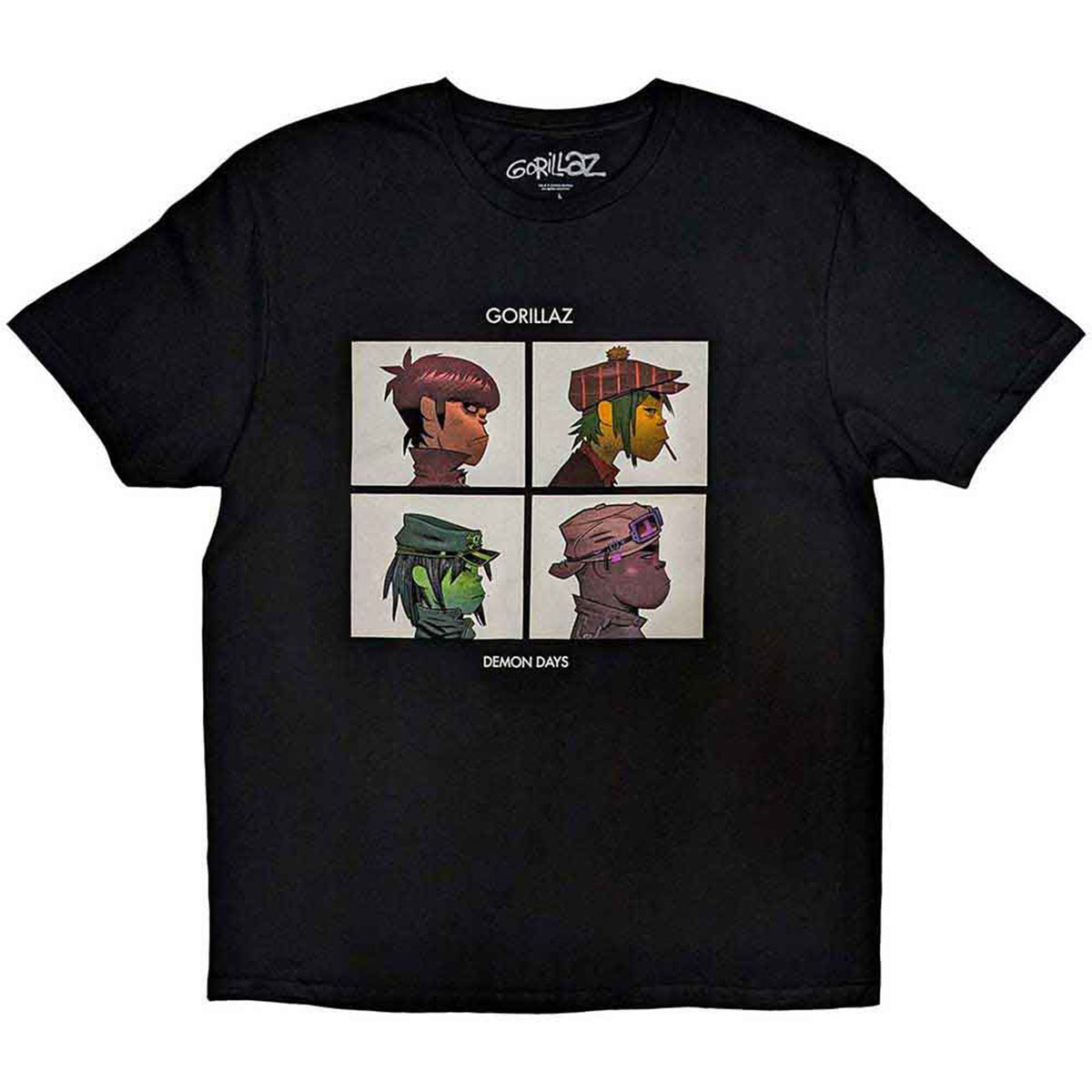 GORILLAZ - DEMON DAYS - Kids T-Shirt Black