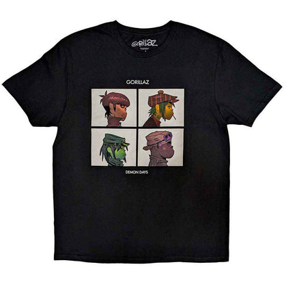 GORILLAZ - DEMON DAYS - Kids T-Shirt Black