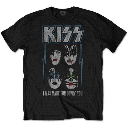 KISS - MADE FOR LOVIN' YOU - Kids T-Shirt Black