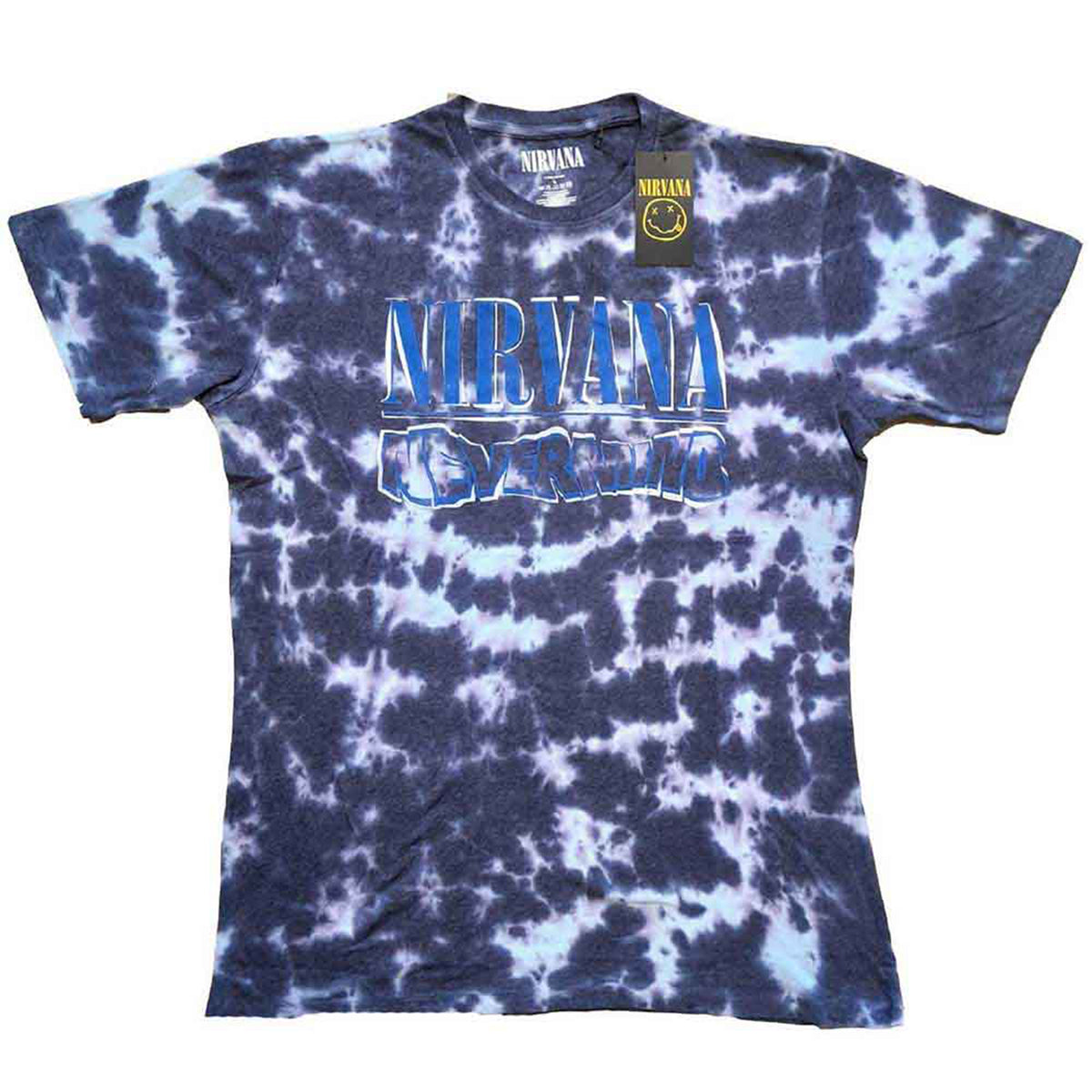 NIRVANA - NEVERMIND WAVY LOGO - Kids T-Shirt Purple (Wash Collection)