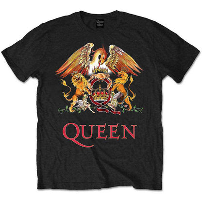 QUEEN - CLASSIC CREST - Kids T-Shirt Black