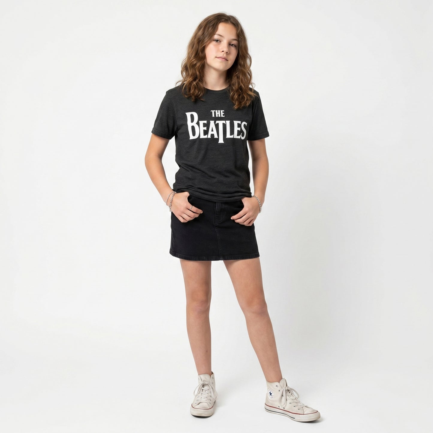 THE BEATLES - DROP T - Camiseta niño Negro