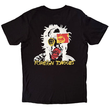 THE ROLLING STONES - FOREIGN TONGUES POCKET LOGO - T-Shirt Black