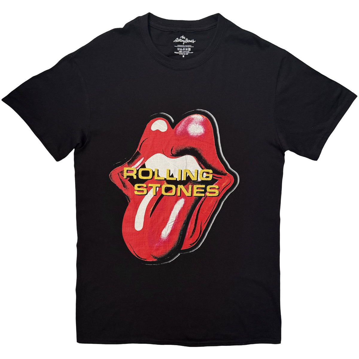 THE ROLLING STONES - NEW TONGUE & LOGO - T-Shirt Black