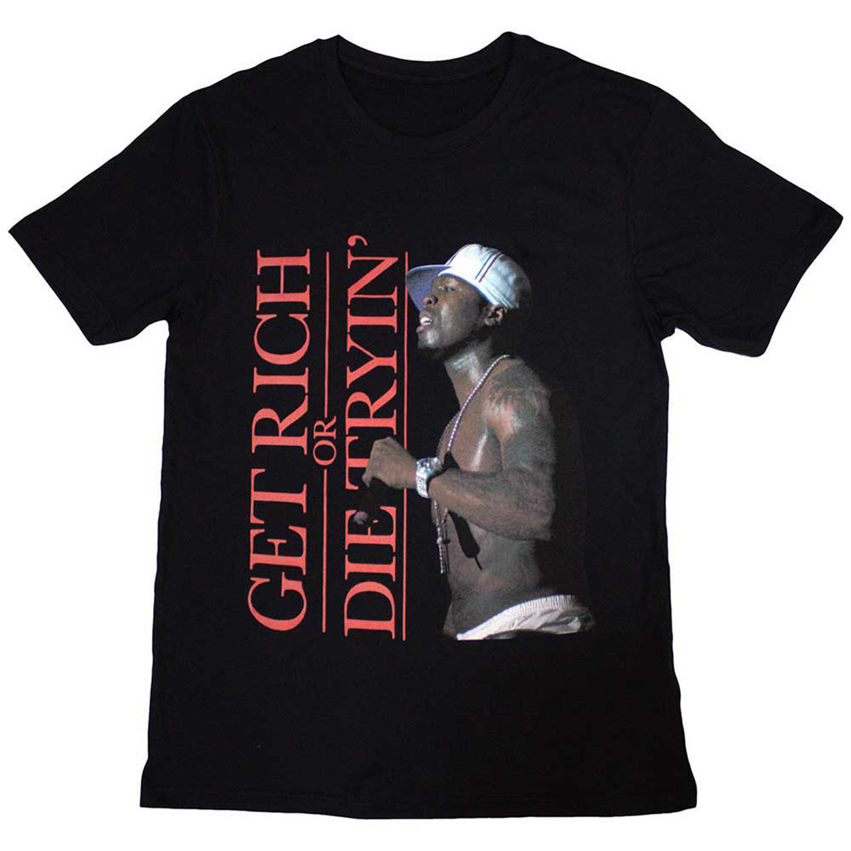 50 CENT - GET RICH - T-Shirt Black