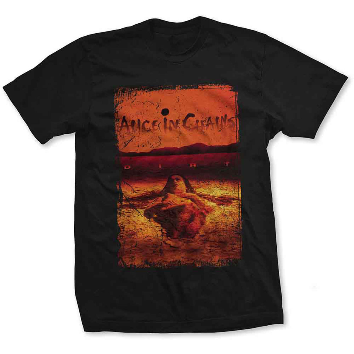 ALICE IN CHAINS - DIRT ALBUM COVER - T-Shirt Black