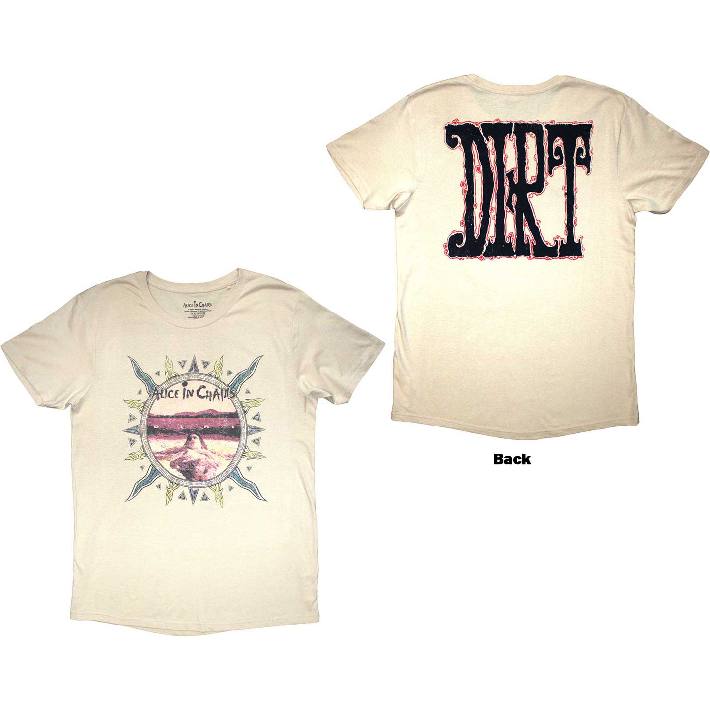 ALICE IN CHAINS - DIRT - T-Shirt Neutral (Back Print)