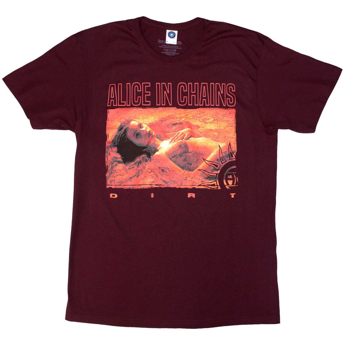ALICE IN CHAINS - DIRT ORANGE - T-Shirt Red