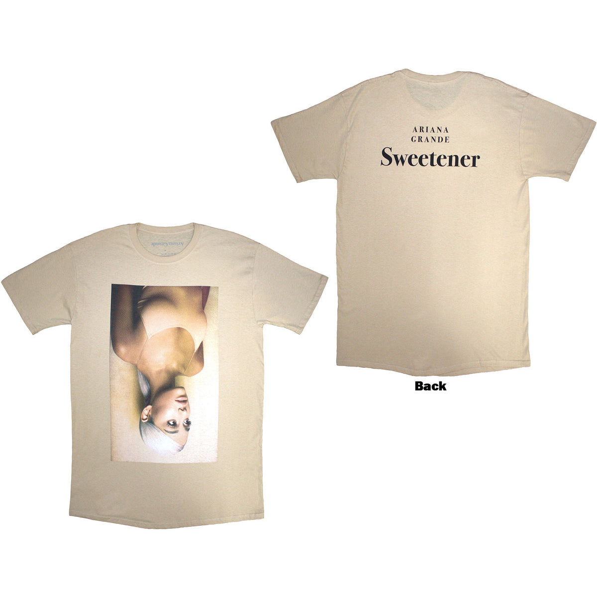 ARIANA GRANDE - SWEETENER - T-Shirt Neutral (Back Print)
