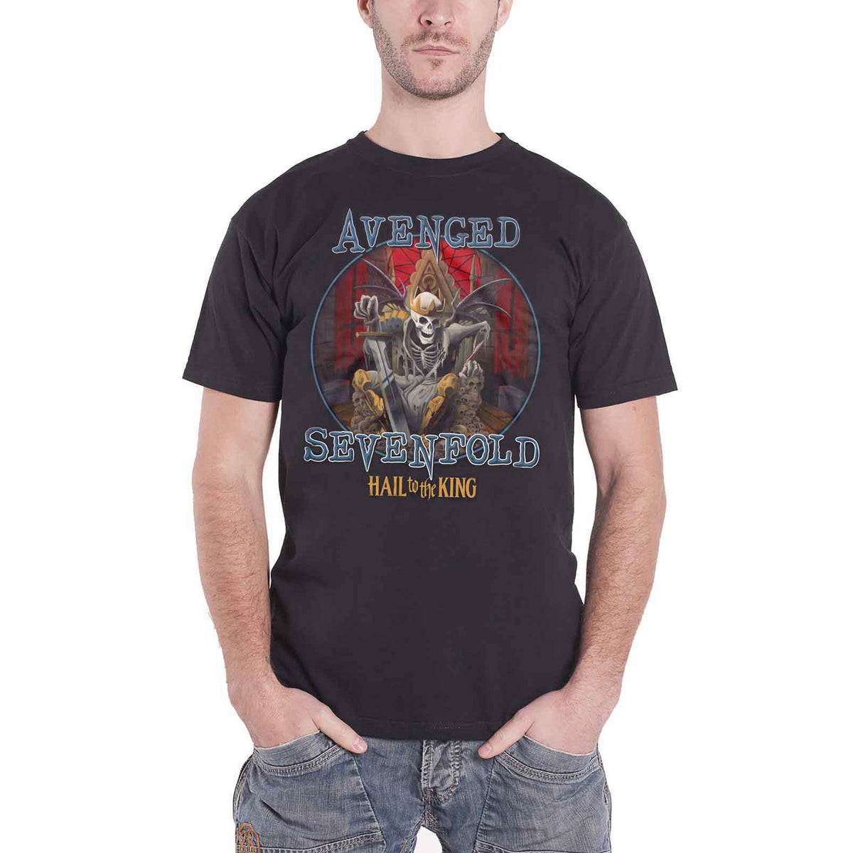 AVENGED SEVENFOLD - DEADLY RULE - T-Shirt Black