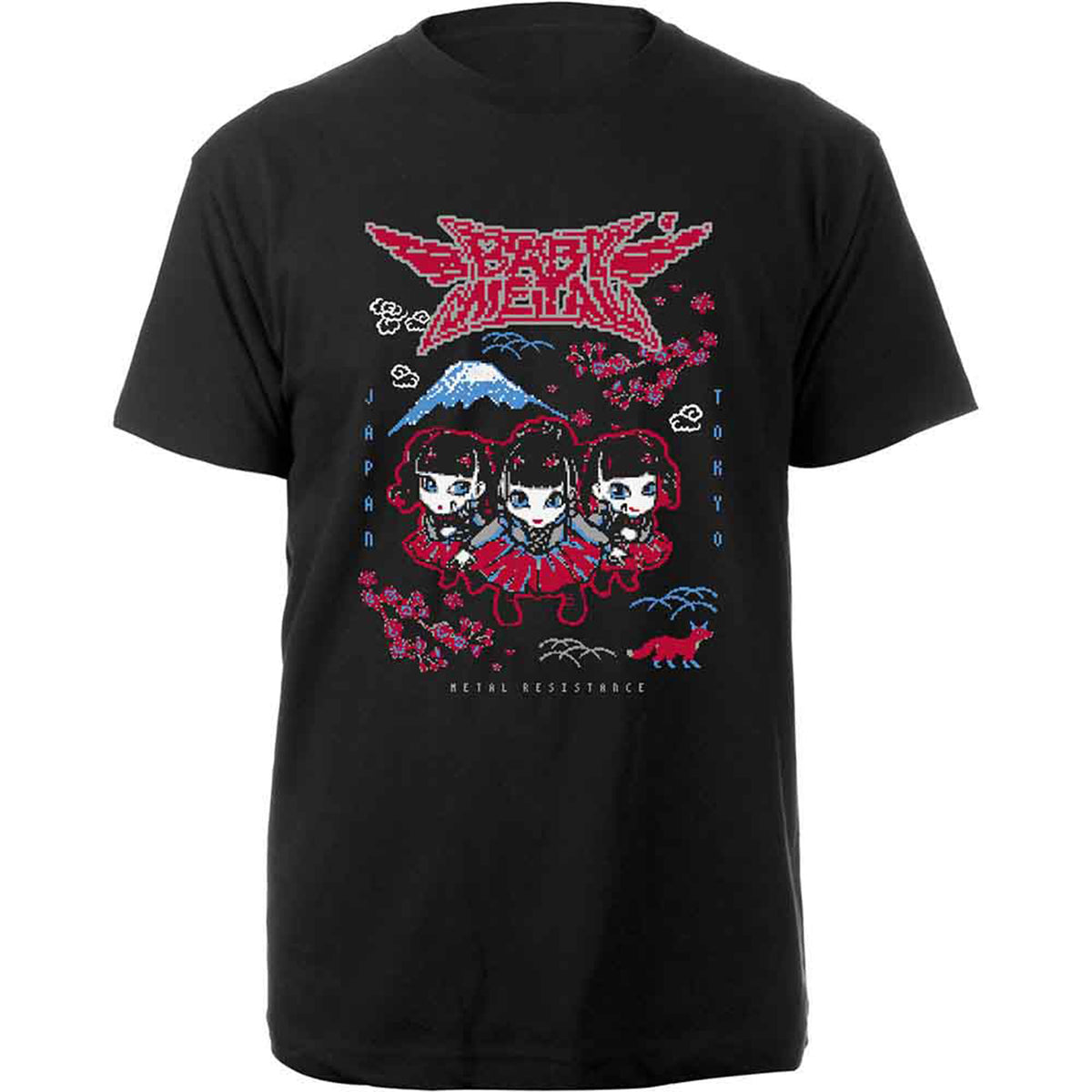BABYMETAL - PIXEL TOKYO - T-Shirt Black