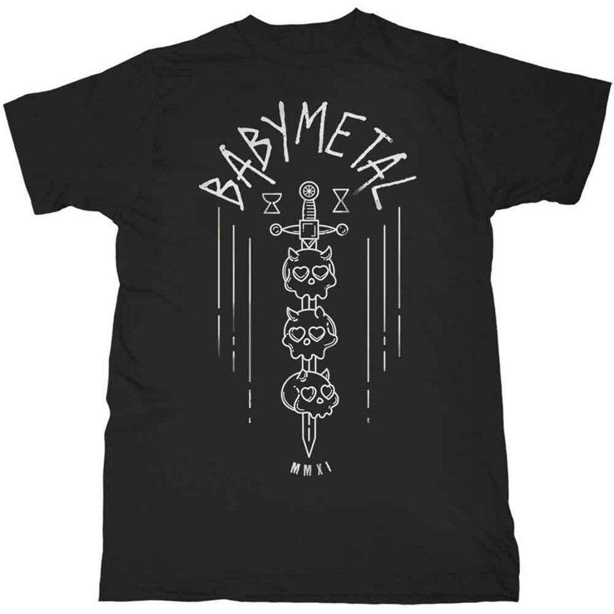 BABYMETAL - SKULL SWORD - T-Shirt Black