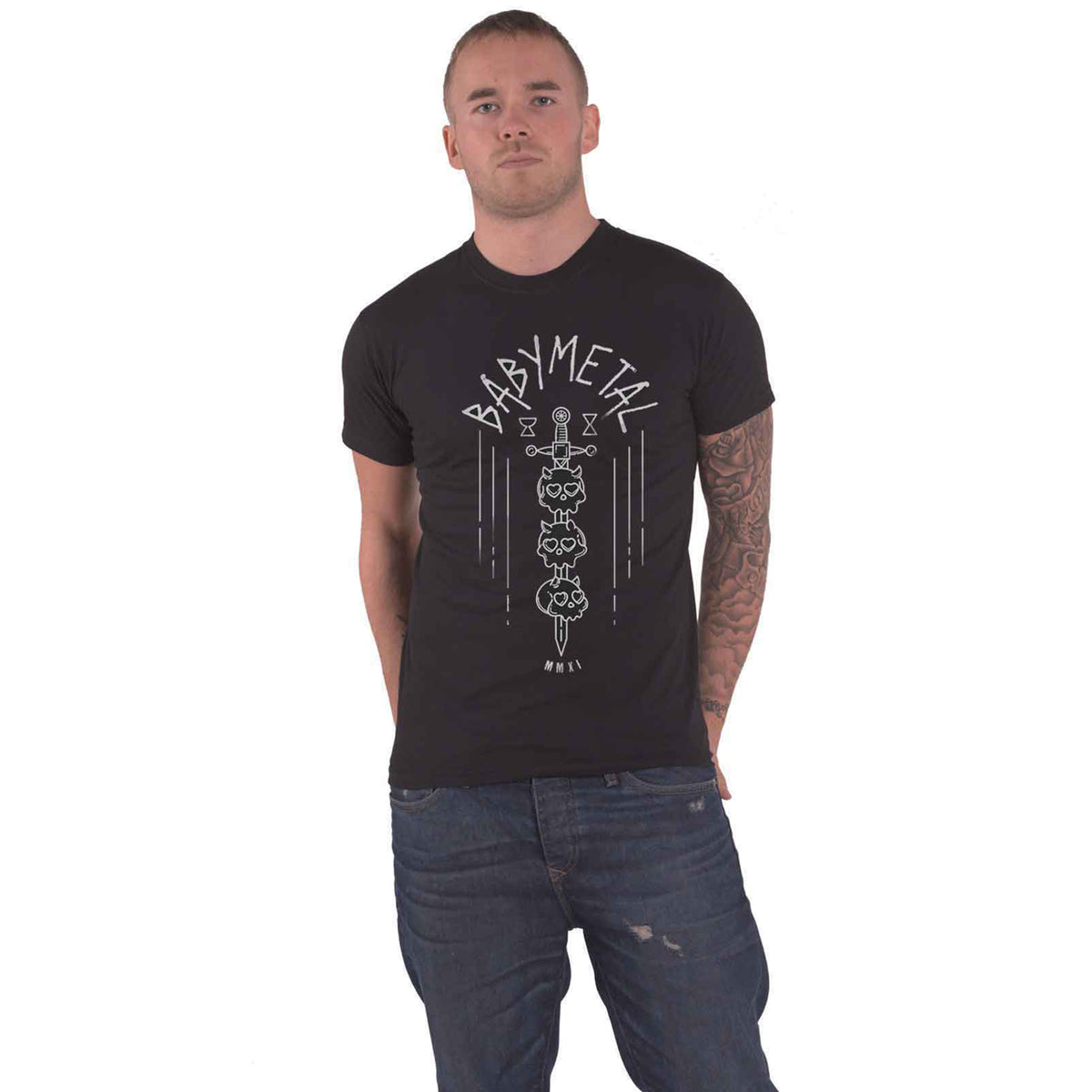 BABYMETAL - SKULL SWORD - T-Shirt Black