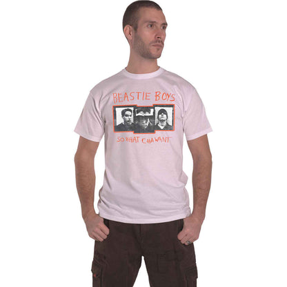 BEASTIE BOYS, THE - SO WHAT CHA WANT - T-Shirt White