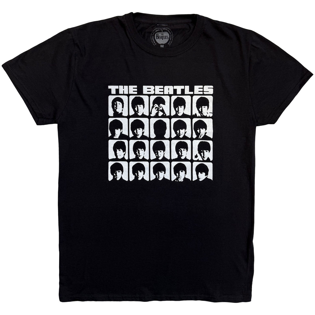 BEATLES, THE - HARD DAYS NIGHT FACES MONO - T-Shirt Black