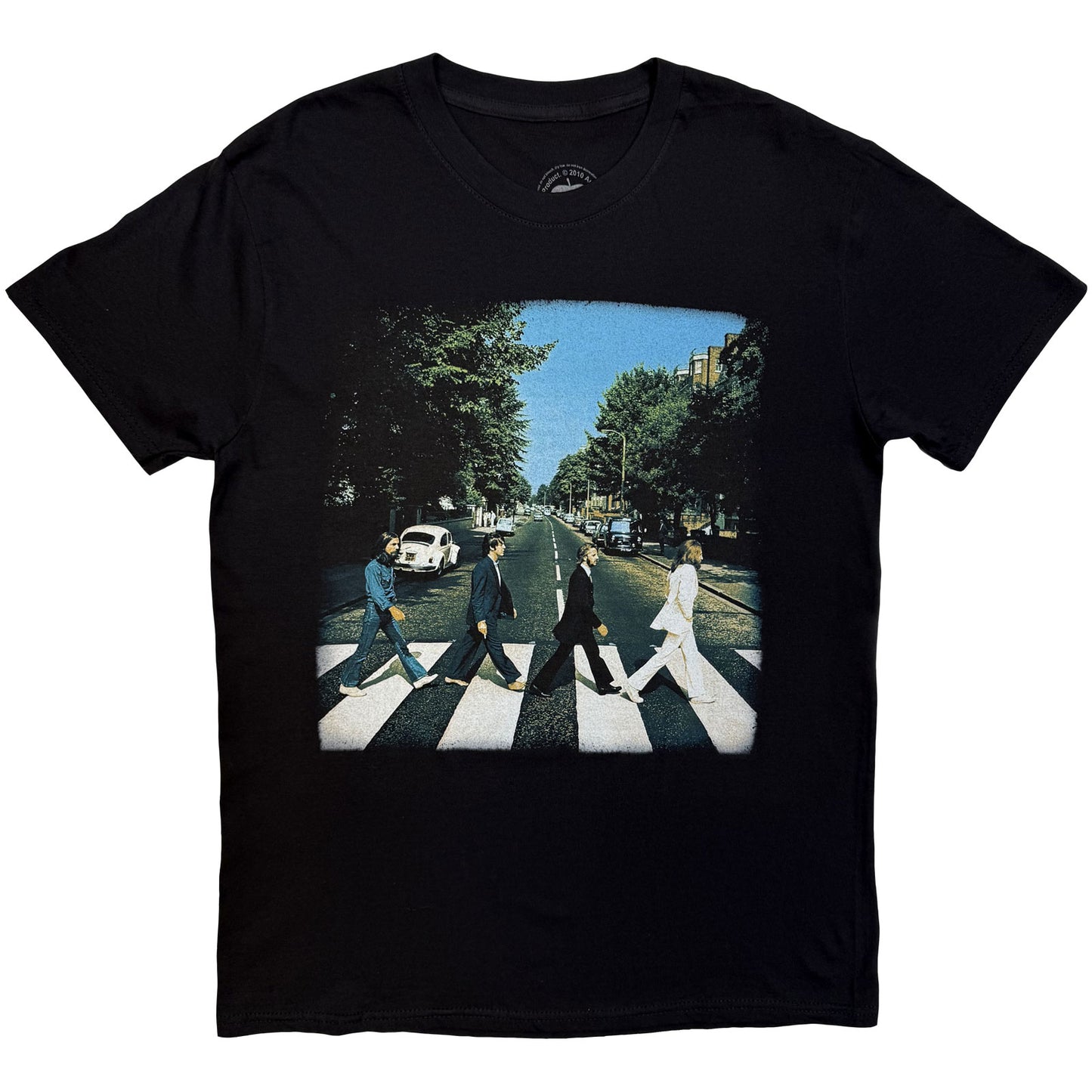 THE BEATLES - VINTAGE ABBEY ROAD - T-Shirt Black (Back Print)